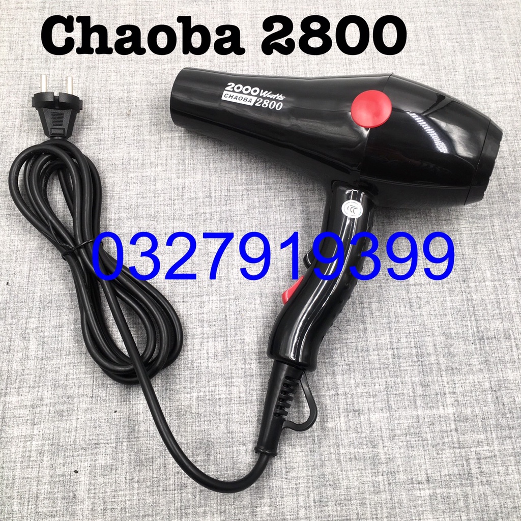 ✅Freeship✅ Máy sấy tóc cao cấp CHAOBA 2800 Công suất lớn 2000W
