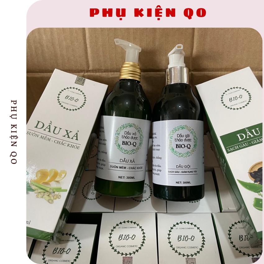 Dầu gội xả , bồ kết, bưởi, thảo dược cô đặc giúp sạch gàu, giảm gãy rụng tóc - 300ml
