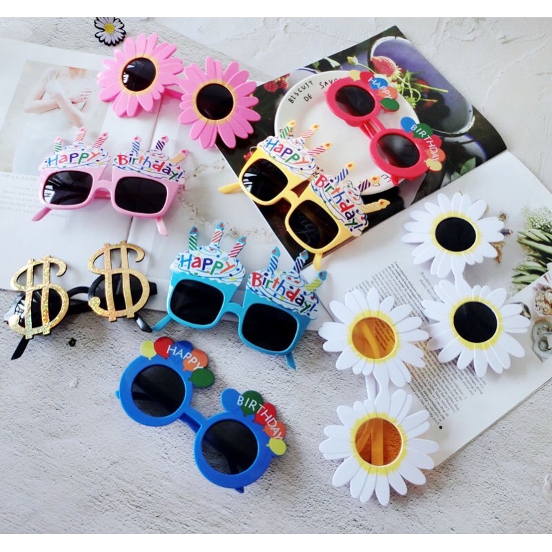 Kính vui nhộn happy birthday/ Kính party/ kính độc đáo | BigBuy360 - bigbuy360.vn