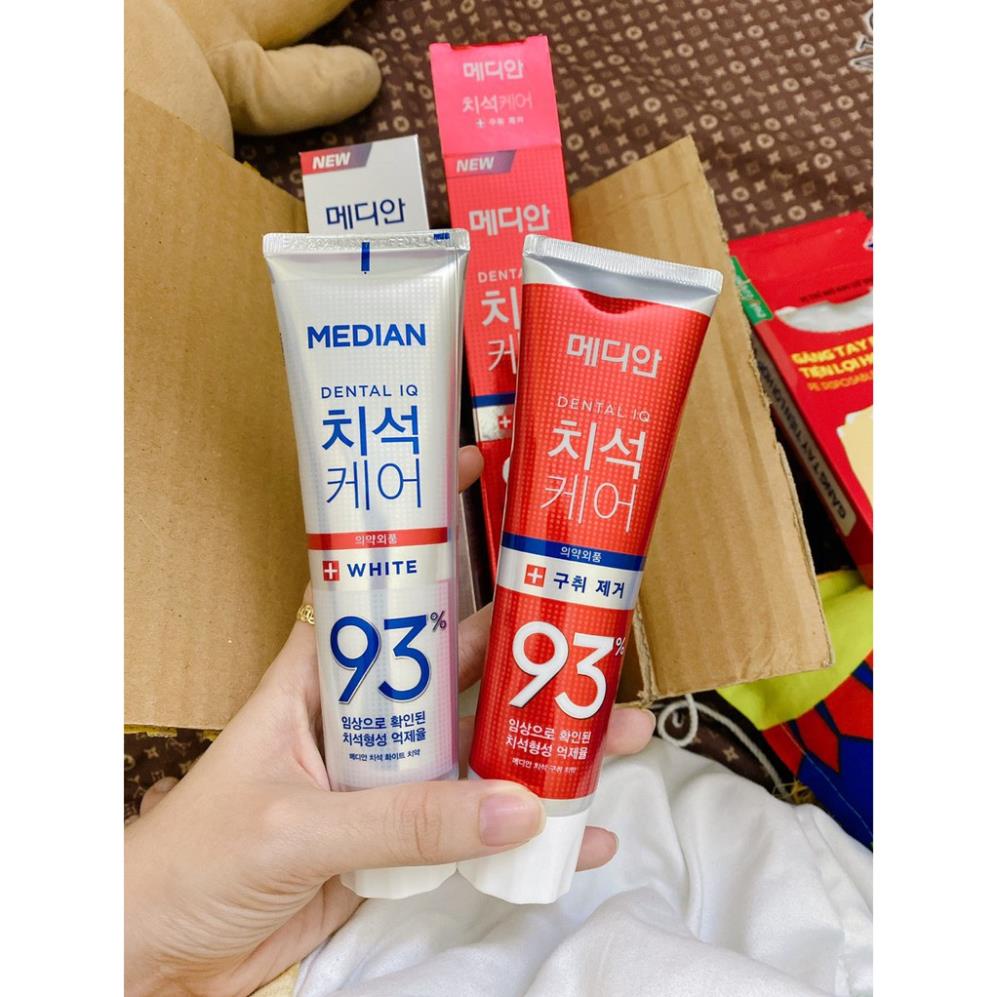Hàng Hàn- Kem Đánh Răng Median Dental IQ 93% Hàn Quốc 120g Chính Hãng 100%