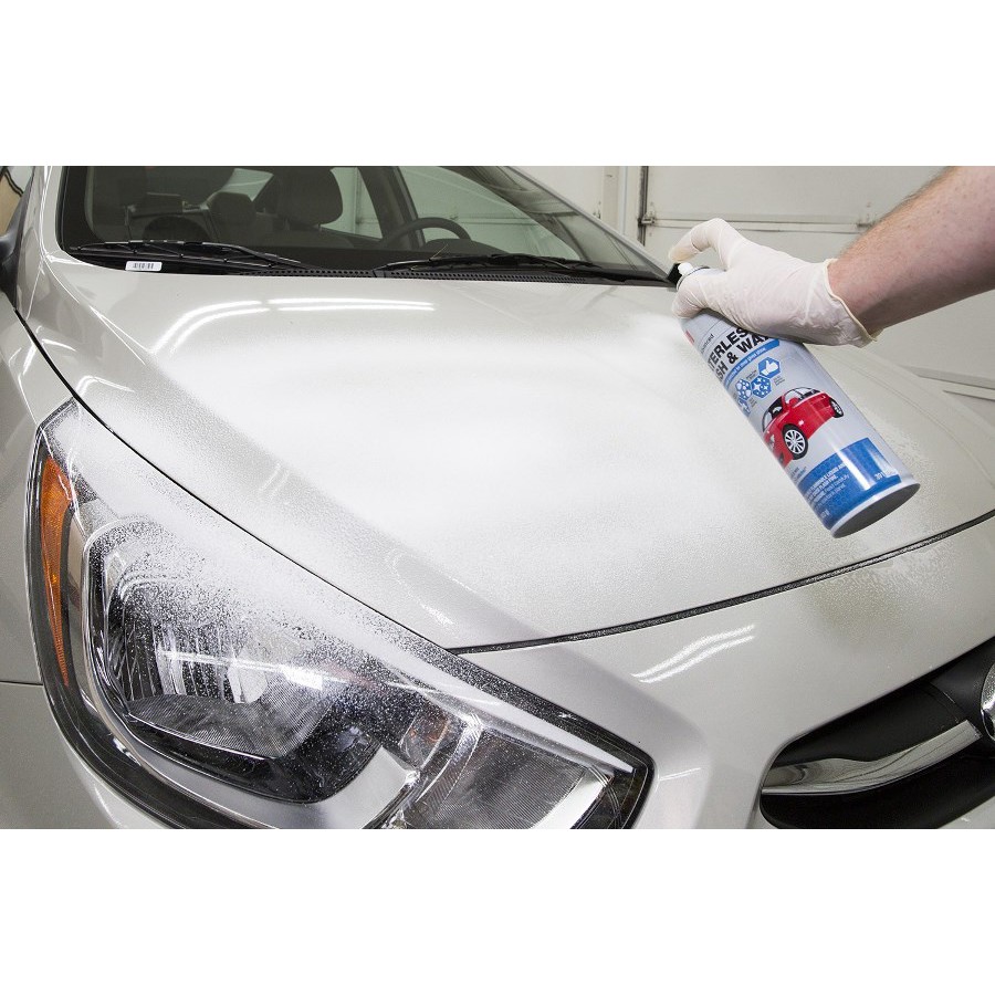 CHAI XỊT BỌT RỬA XE KHÔNG CẦN NƯỚC VÀ LÀM BÓNG NHANH 3M WATERLESS WASH &amp; WAX 39110 453G