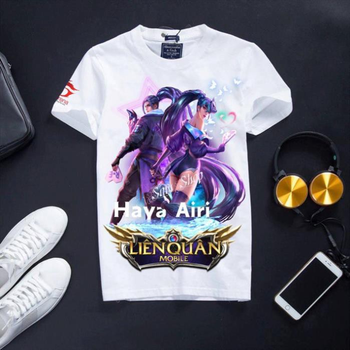 VHL Store [Hàng có sẵn] Áo Liên Quân Mobile Màu Trắng - Arum Tím VHL Store
