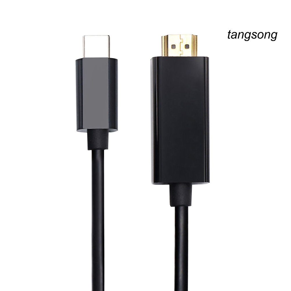 Cáp Chuyển Đổi Ts-1.8M Usb 3.1 Type-C Sang Hdmi-Compatible Hd 4k 1080p