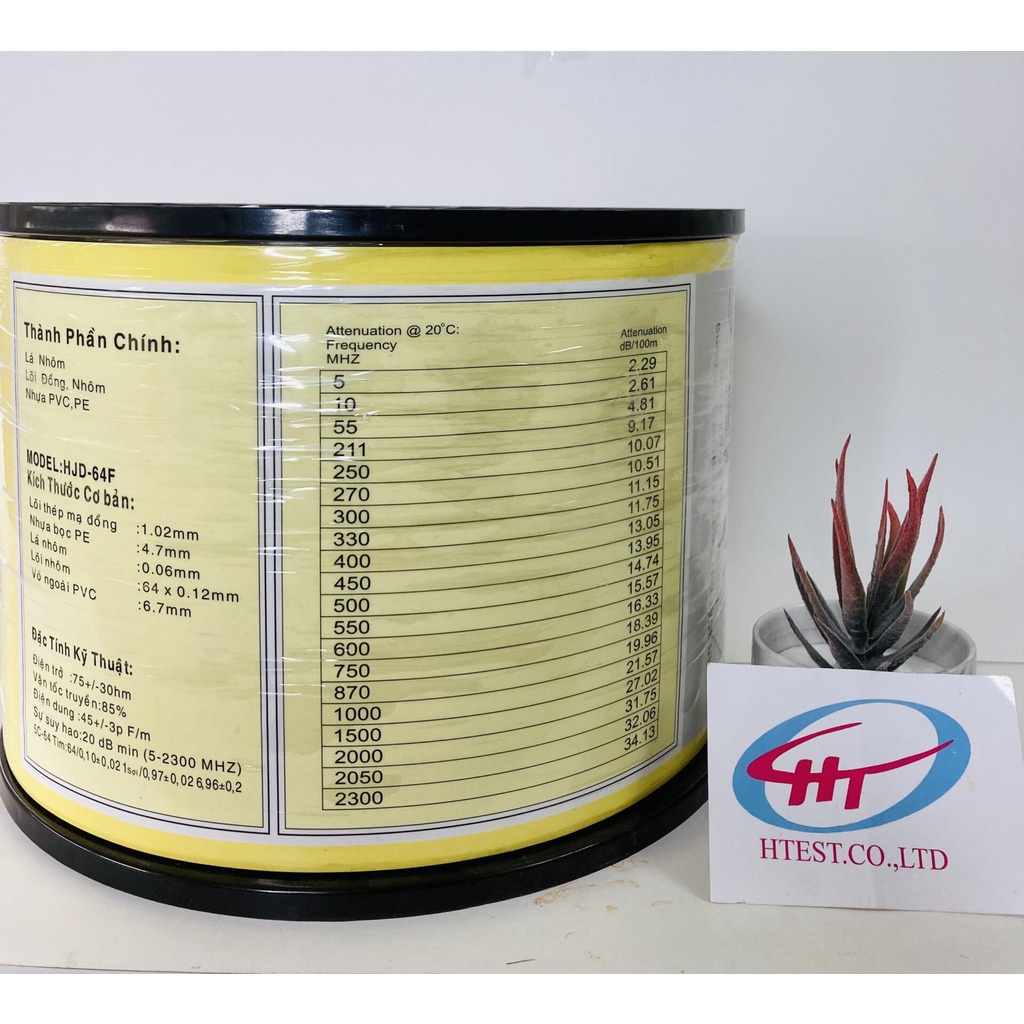 Dây cáp 5C 128Tim 305M HKD Speed vành nhựa - HÀNG CHÍNH HÃNG