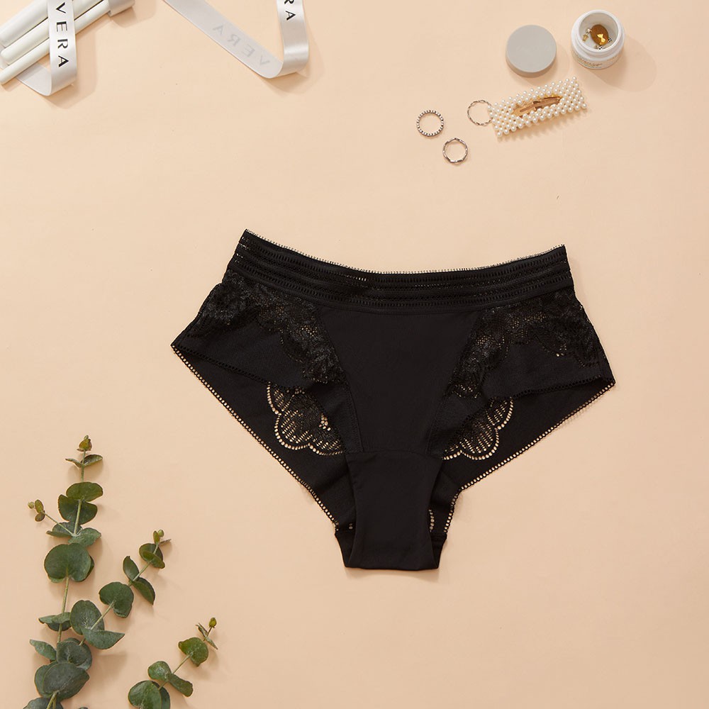Quần lót VERA lưng cao phối ren - 0395 | BigBuy360 - bigbuy360.vn