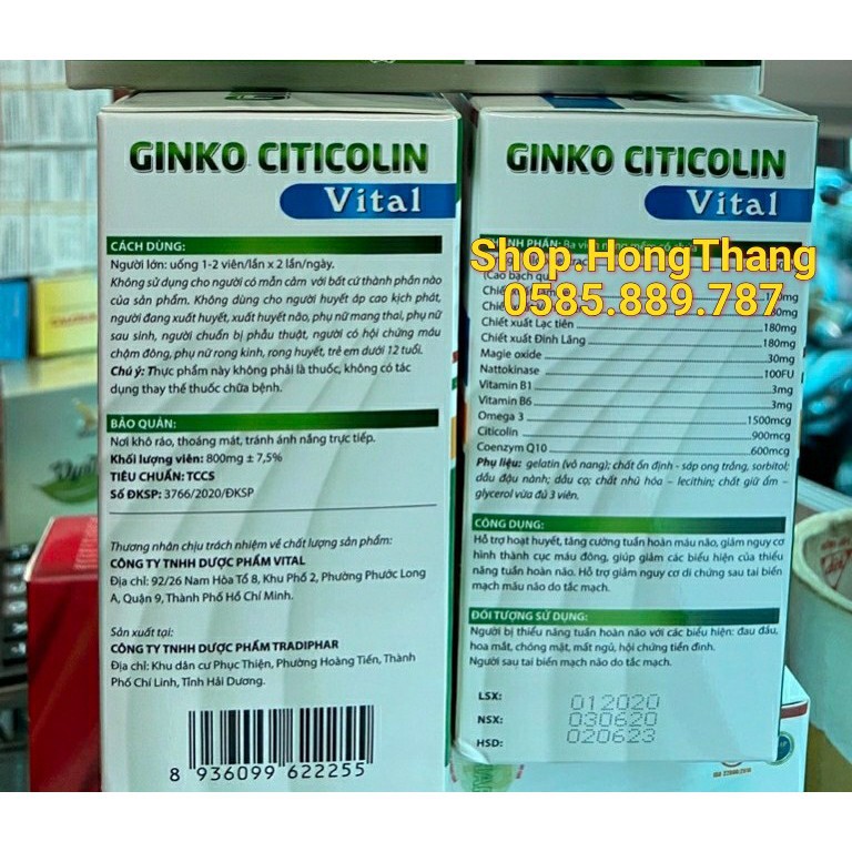 Ginkgo Omega 360 Q10 Cải thiện trí nhớ và chứng mất ngủ hoạt huyết dưỡng não, đau đầu chóng mặt, ngủ không ngon giấc