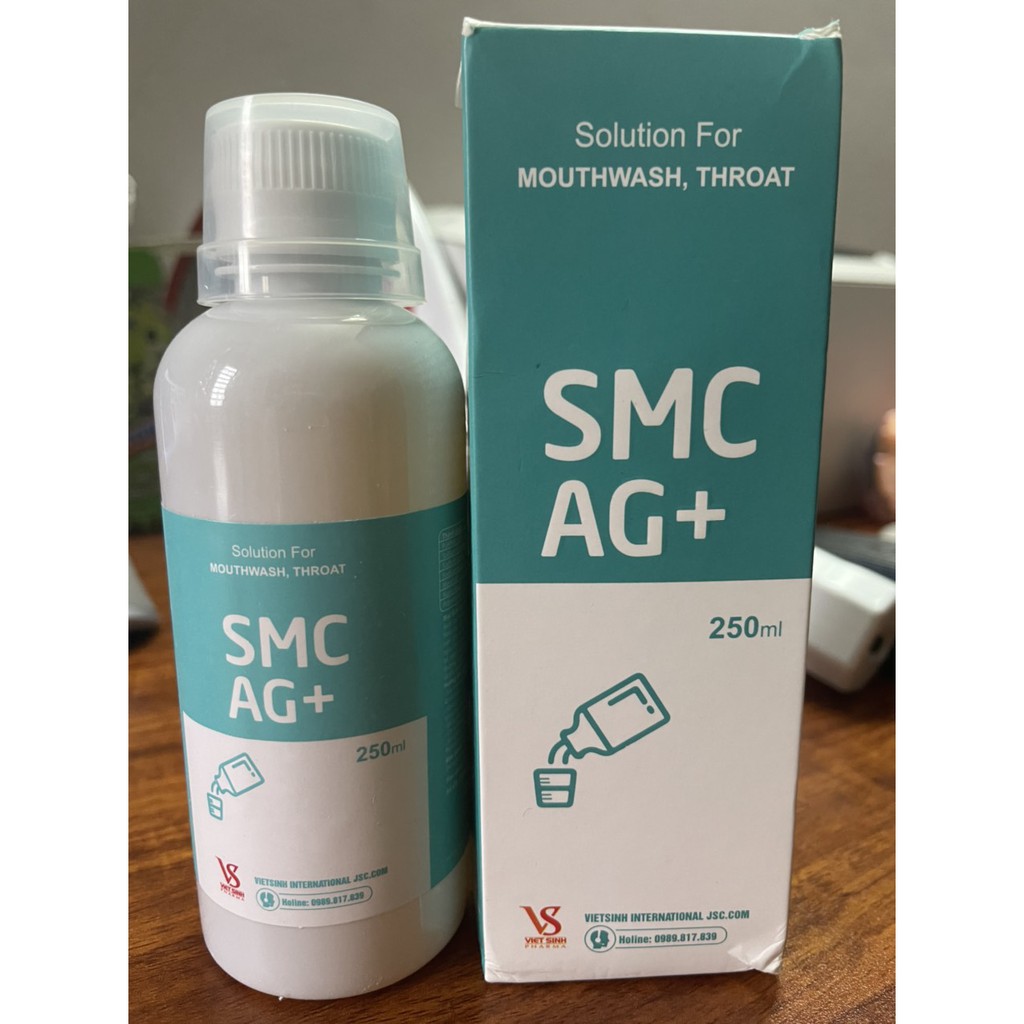 SMC AG+ 250ML. NƯỚC SÚC MIỆNG-MP