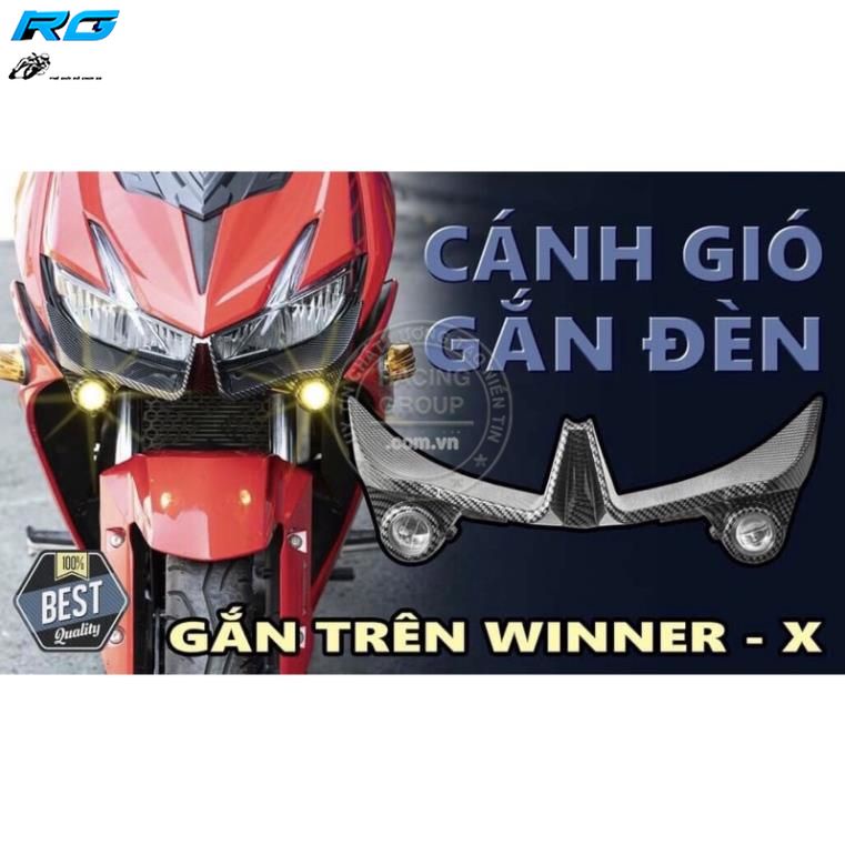 Cánh Gió Winner X Có Đèn Trợ Sáng Cho Winner X V2 V3 2019-2022 Đèn Bi Cầu Mini Cos Vàng Pha Trắng Chính Hãng Universe