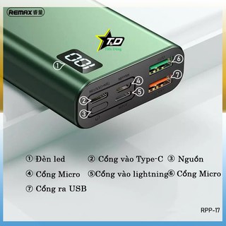 Pin dự phòng Remax RPP-17 15.000mAh