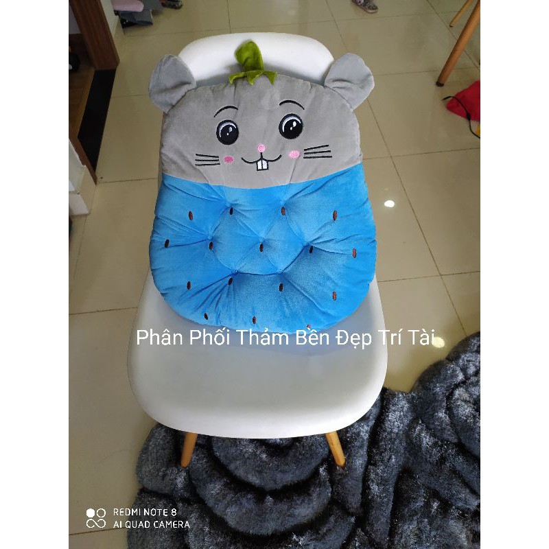 [ HÌNH THẬT ] Đệm ngồi bệt, gối tựa lưng mềm êm hình thú siêu cute, nệm ngồi bệt hoạt hình