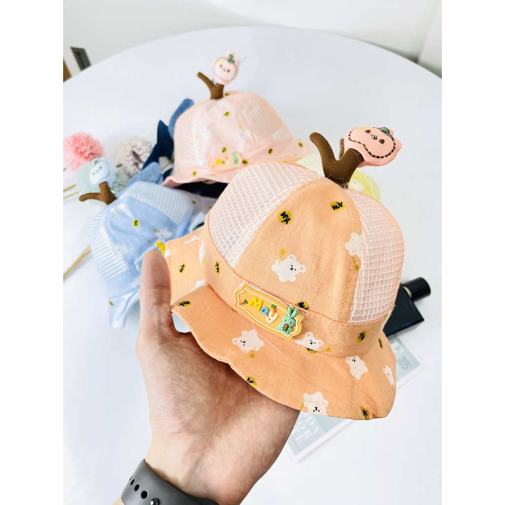 Mũ Nón Rộng Vành Thoáng Khí Hình Siêu Cute Cho Bé - Hàng Quảng Châu Cao Cấp (M3)