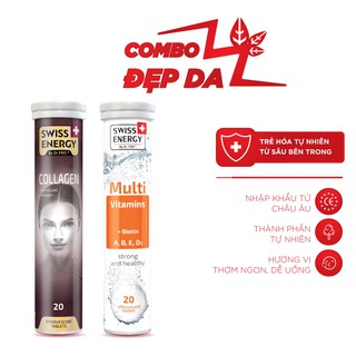 Combo Giảm Lão Hóa Swiss Energy Collagen + Swiss Energy Multivitamin