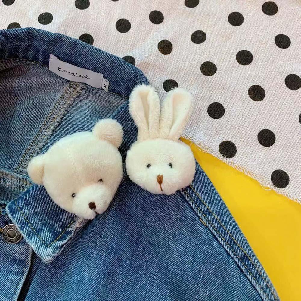 Ghim Cài Áo Hình Thỏ / Gấu Hoạt Hình Đáng Yêu