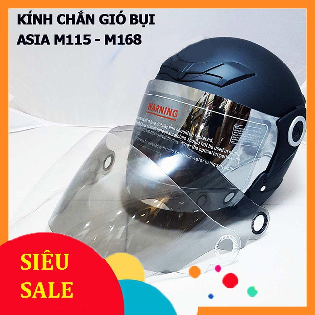 Kính thay thế nón Asia Mt168, M115