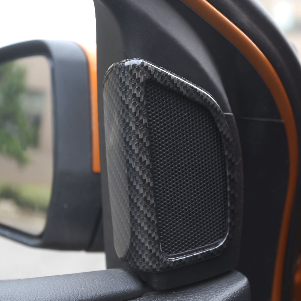 Miếng Dán Màu Đen In Họa Tiết Sợi Carbon Trang Trí Vô Lăng Xe Hơi Ford Focus 3 MK3 2015-2018