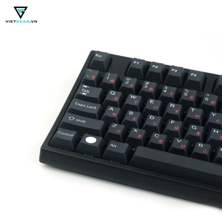 Bộ nút Cherry Black Samurai keycap thick pbt dyesub 128 nút