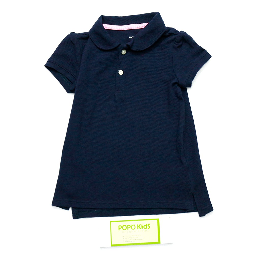 [XUẤT XỊN] Áo polo bé gái xuất dư 100% cotton thoáng mát vải mềm mịn (Size 09 - 16kg)[Hình thật]