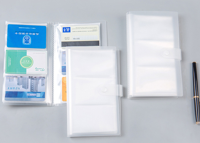 Lomo Cards Holder Case 240 Photocards Organizer Bag Clear Name ID Credit Card Book Keeper