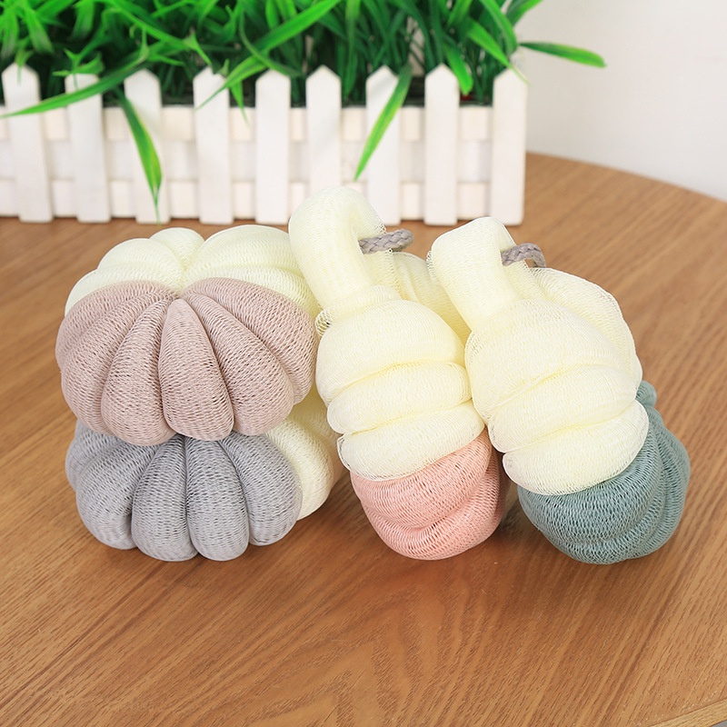 Bông Tắm Lưới Tạo Bọt Hai Màu Đơn Giản Tiện Dụng Cho Nhà Tắm