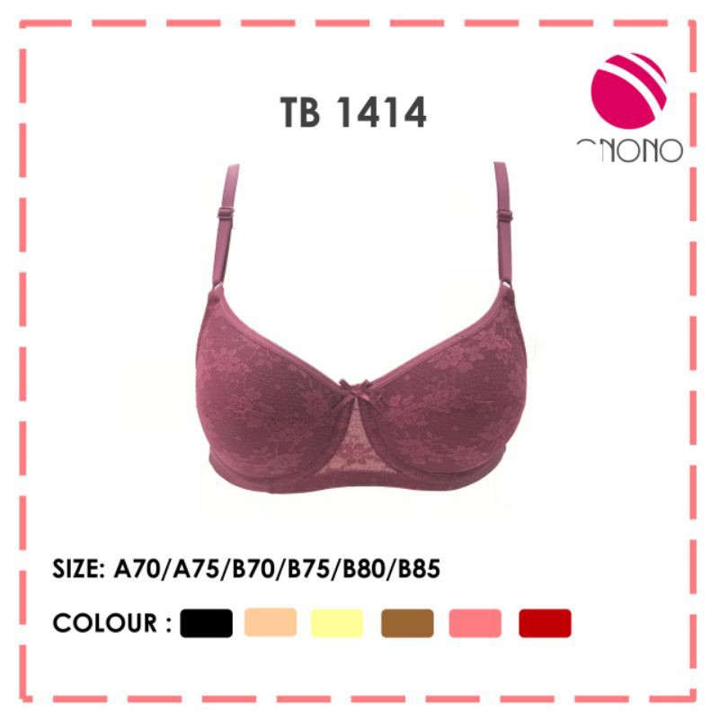 Ao Ngực Cup C Onono Tb 1414 Ngực To Co Gọng Nhựa Khong Mut Shopee Việt Nam