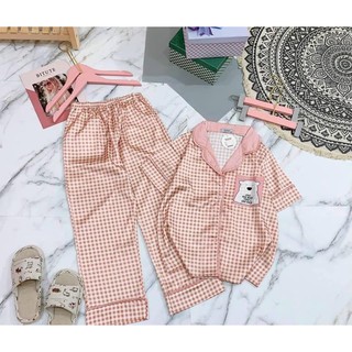 Bộ ngủ lụa pijama 04