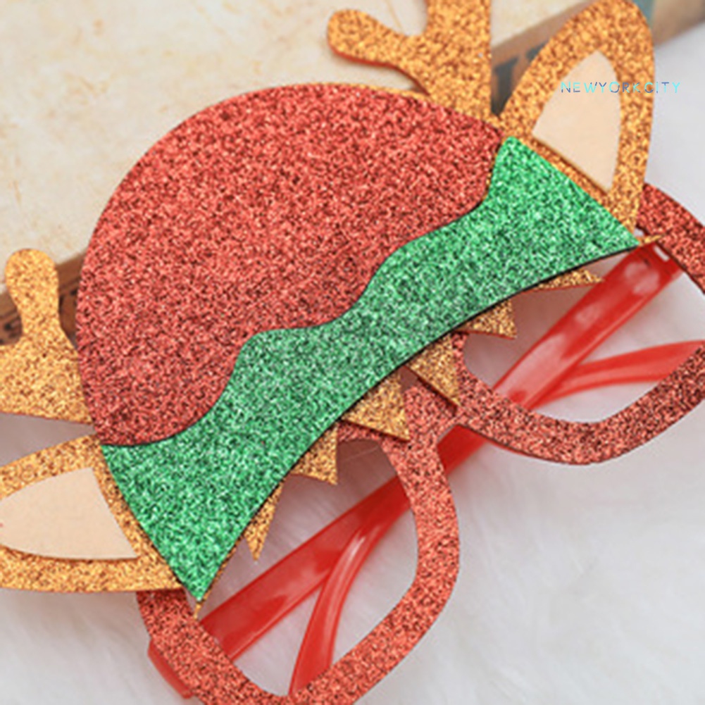 Kính Gắn Sừng Hươu Hoạt Hình Phong Cách Giáng Sinh