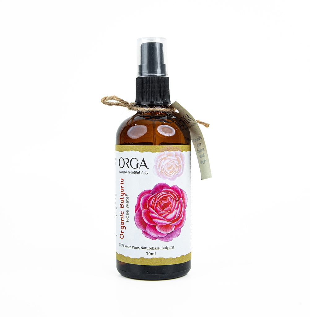 [Mã BMBAU50 giảm 7% đơn 99K] Nước Hoa Hồng Le'Orga - Toner Organic Bulgaria Cân Bằng Da Se Khít Lỗ Chân Lông 70ml