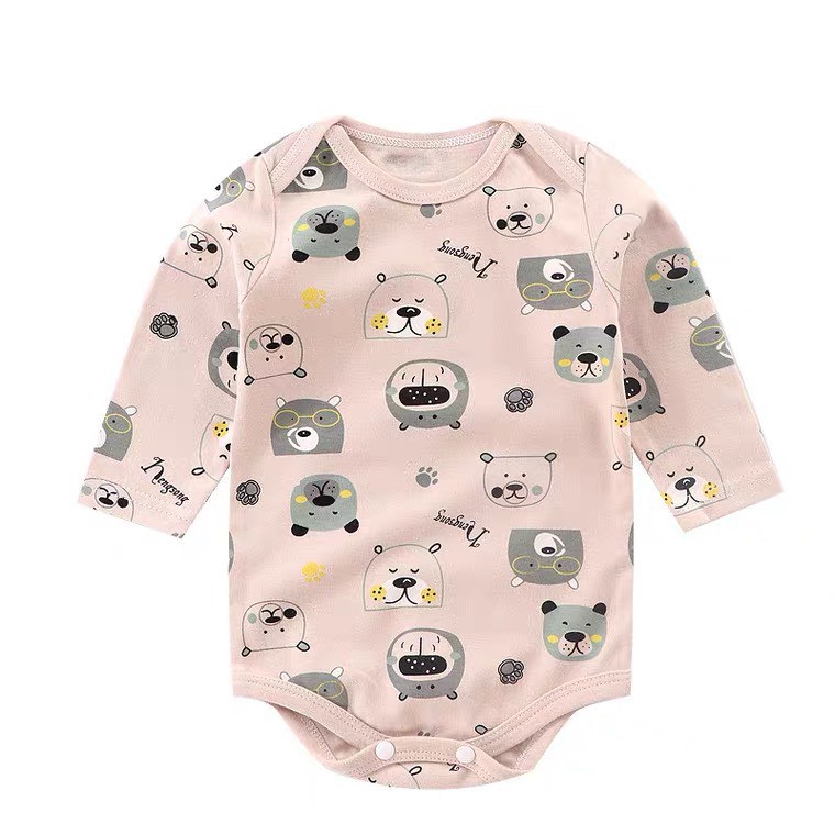 Bodysuit cho bé Bộ body cho bé sơ sinh Bodychip dài tay cho bé Body chip bé gái