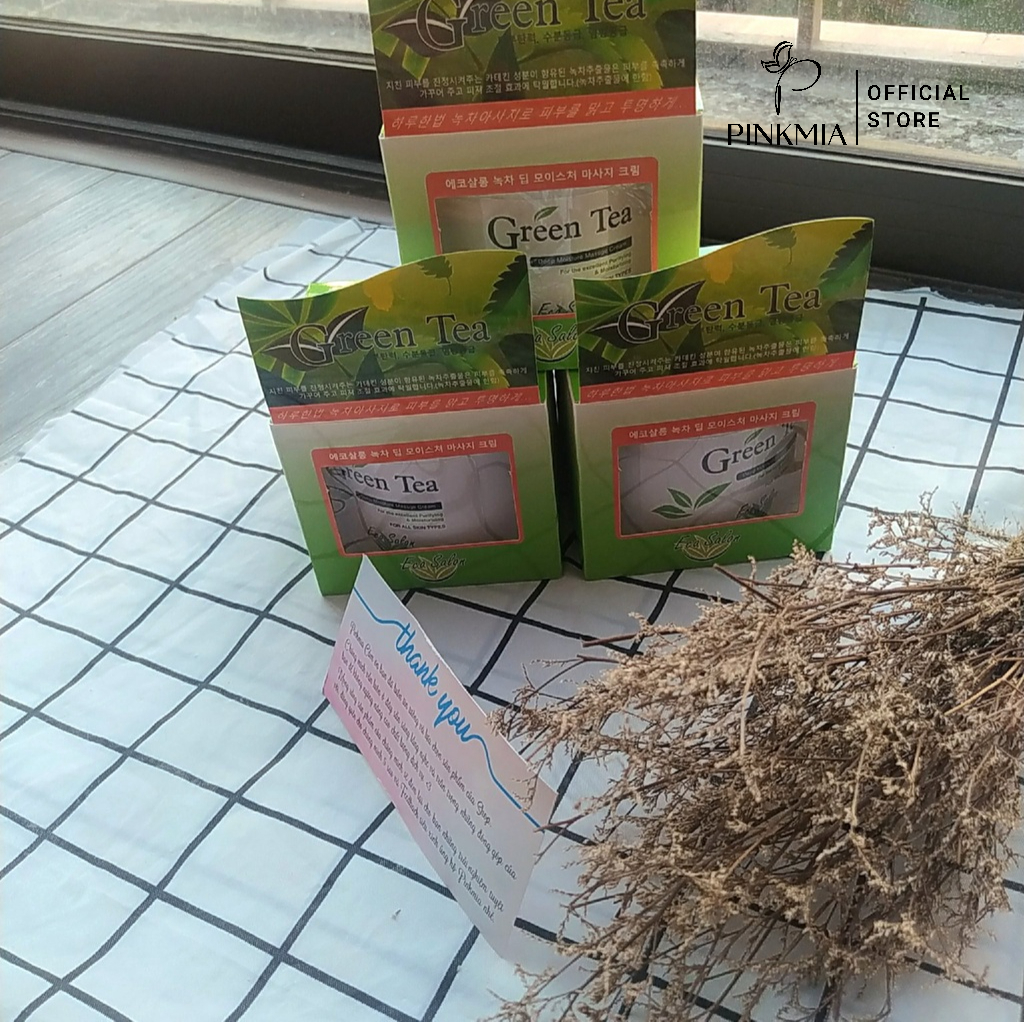 (Chính Hãng) Kem massage Trà Xanh Green Tea Hàn Quốc - Hàng Chuẩn Có Vỏ Hộp Đầy Đủ