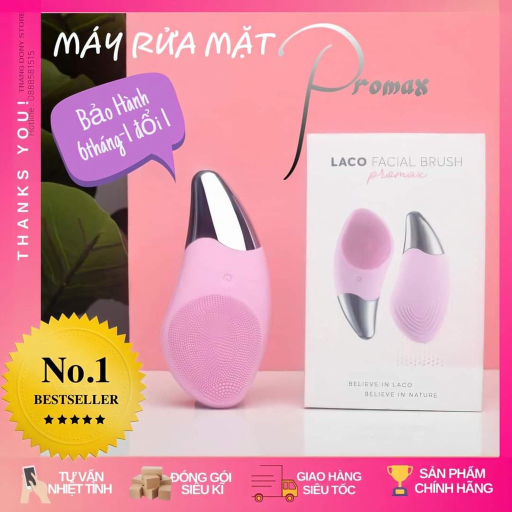 [GIÁ NÀO CŨNG BÁN] Máy Rửa Mặt Laco Promax - Sạch Sâu, Massage Nâng Cơ, Se Khít Lỗ Chân Lông