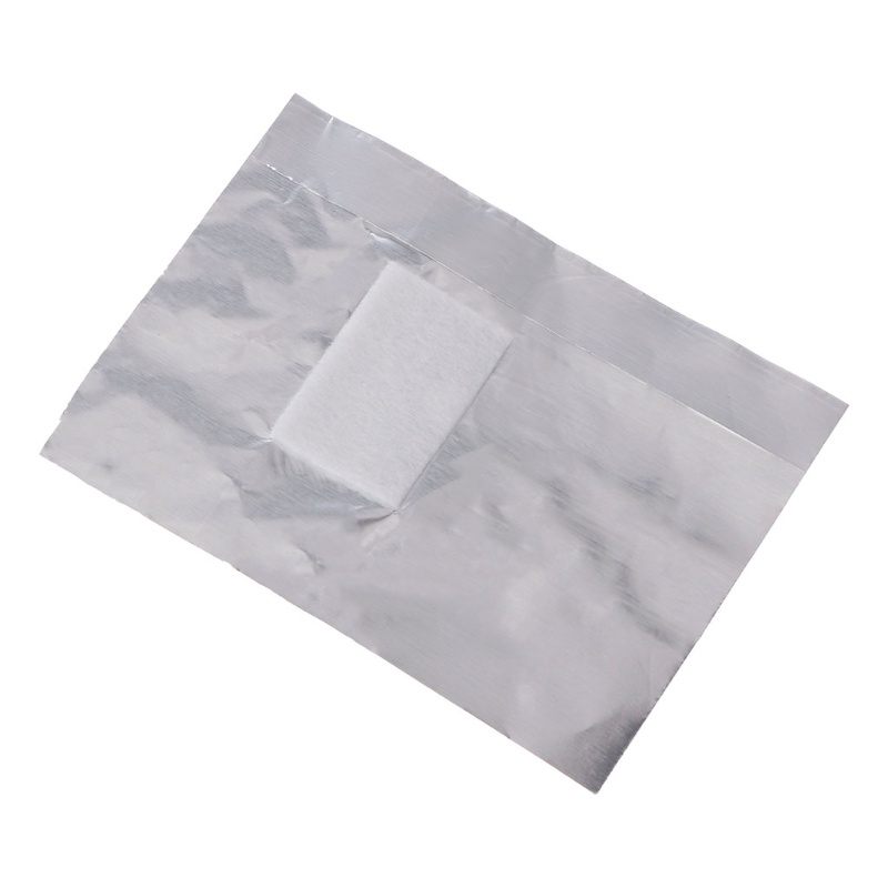 [Hàng mới về] Set 50 giấy bạc ủ móng tay gel tẩy sơn nhanh chóng tiện lợi