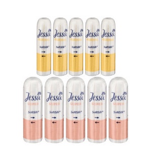 Tampon Jessa/Facelle  nội địa Đức đủ size date 2028- Băng vệ sinh dạng nút