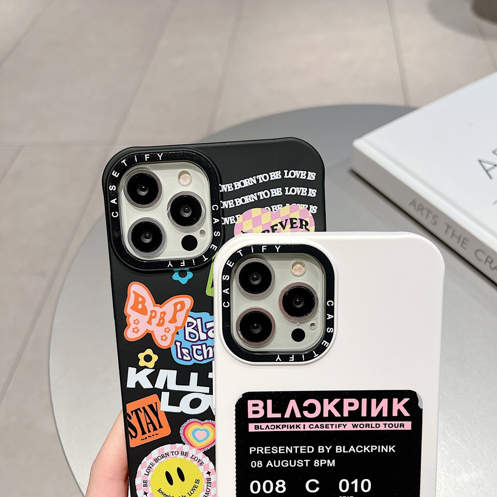 Ốp Điện Thoại In Hình Nhóm Nhạc BLACKPINK Cho iPhone13Pro iP12Pro XS iPhone11 12Promax 13Promax 11 12 13 7P