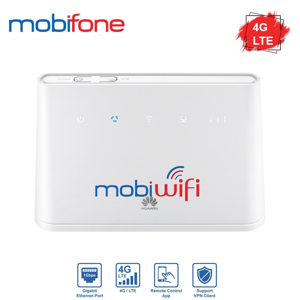Bộ Phát Mobiwifi Wifi 4G - Huawei B311 ( MobiFone Phân Phối )