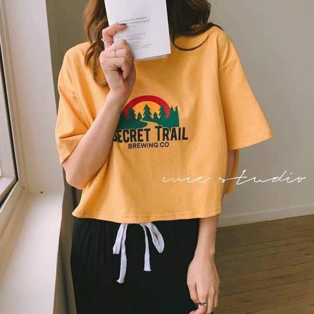 Áo Croptop Phom Rộng Cây Thông | WebRaoVat - webraovat.net.vn