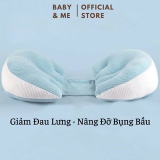 Gối Bầu Cánh Tiên Cao Cấp Nâng Đỡ Bụng Hỗ Trợ Giảm Đau Lưng Cho Mẹ Bầu