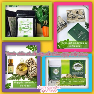 COMBO CHĂM SÓC DA TOÀN DIỆN VỚI CHÙM NGÂY VIỆT MORIS