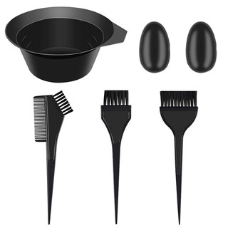 Bộ dụng cụ nhuộm tóc làm đẹp tự làm gồm tô trộn bàn chải lược và bịt tai tiện dụng