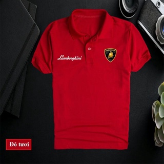 Áo polo đỏ in logo thể thao [ IN THEO YÊU CẦU ]
