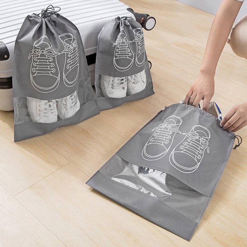 Set 5 Túi Rút Đựng Giày Chống Bụi Tiện Dụng 32*44cm