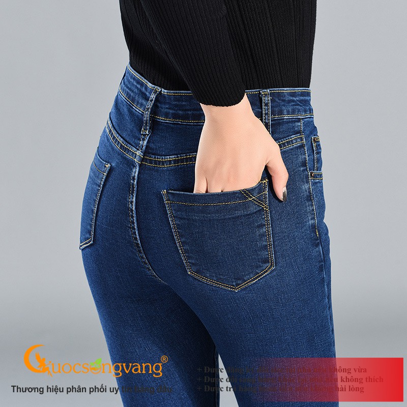 Quần nữ skinny quần jeans nữ lưng cao dáng ôm GLQ054 Cuocsongvang