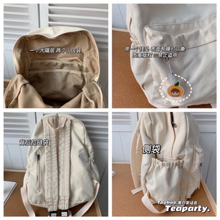 Balo canvas basic trơn có sẵn