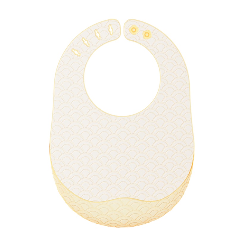 Yếm Ăn Silicone Không BPA Chống Thấm Nước Có Thể Điều Chỉnh Cho Bé Sơ Sinh