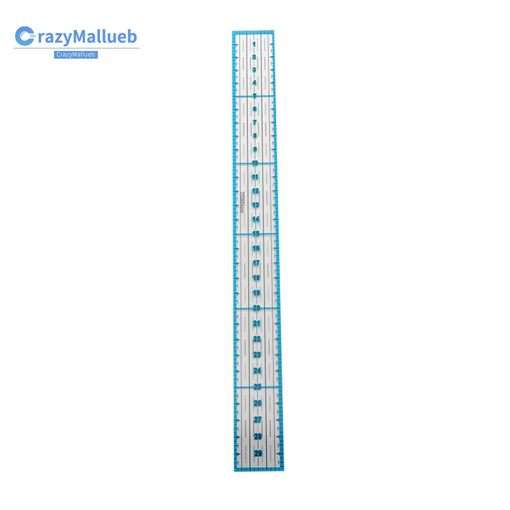 Crazymallueb❤Acrylic Sewing Patchwork Ruler w/Grid Lines Tailor Yardstick Cutting Ruler❤New