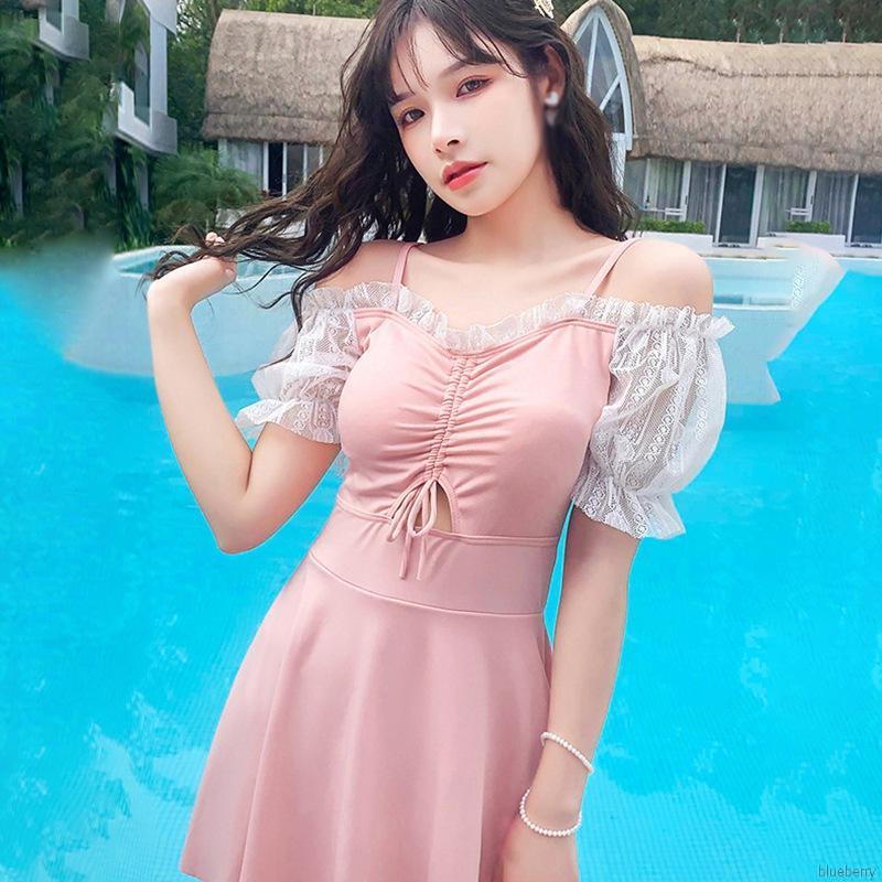 Đồ Bơi Một Mảnh Phối Lưới Phong Cách Hàn Quốc Quyến Rũ Dành Cho Nữ | BigBuy360 - bigbuy360.vn