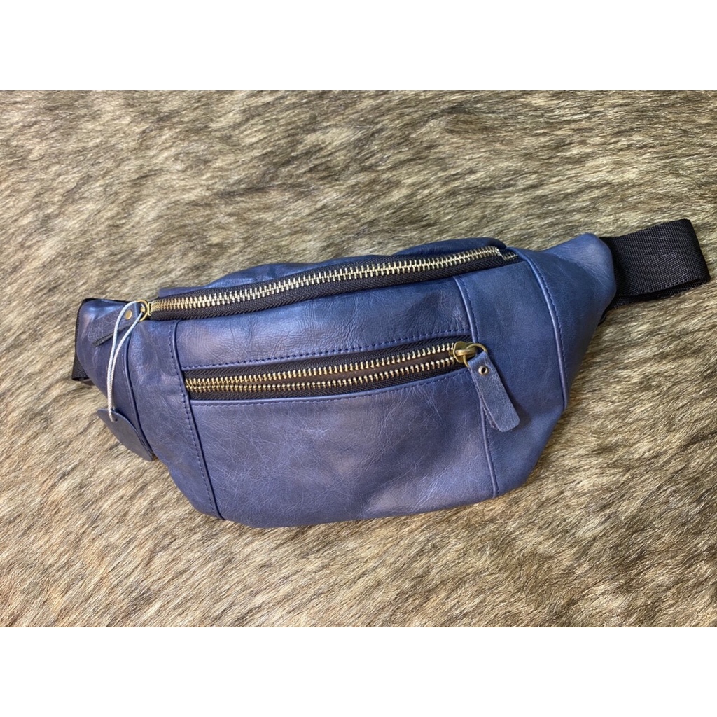 Túi đeo hông nam, túi bao tử da bò thật 100% đốt không cháy BH 3 năm | BigBuy360 - bigbuy360.vn