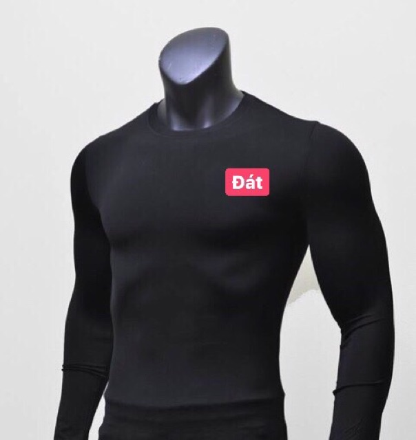 Áo giữ nhiệt nam. Có logo. Chất liệu thun co giãn 4 chiều. Phom 50-80kg | BigBuy360 - bigbuy360.vn