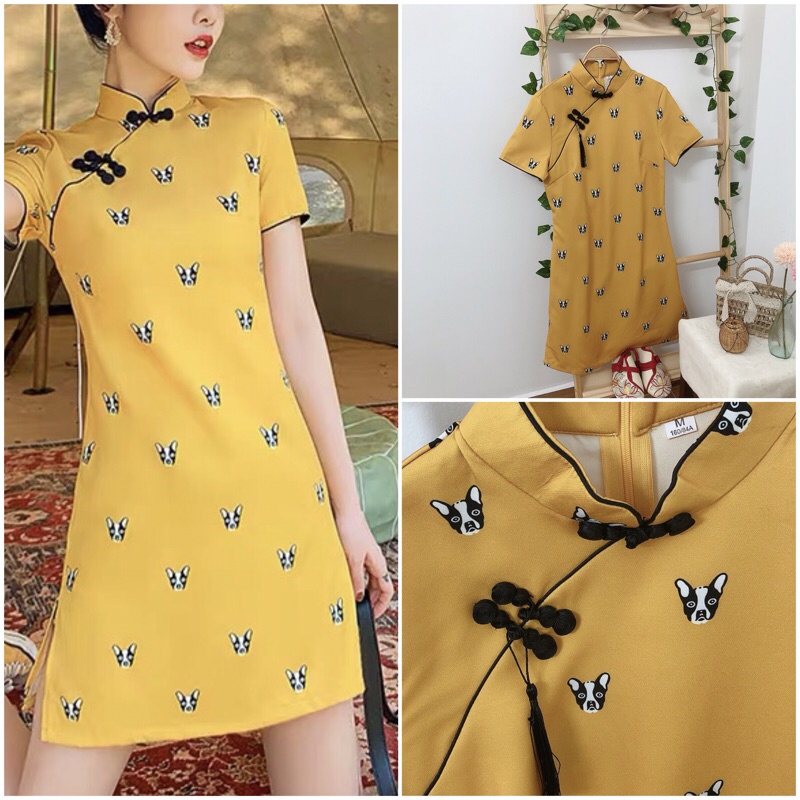 Sườn xám đầm cách tân Bắc Kinh Thượng Hải