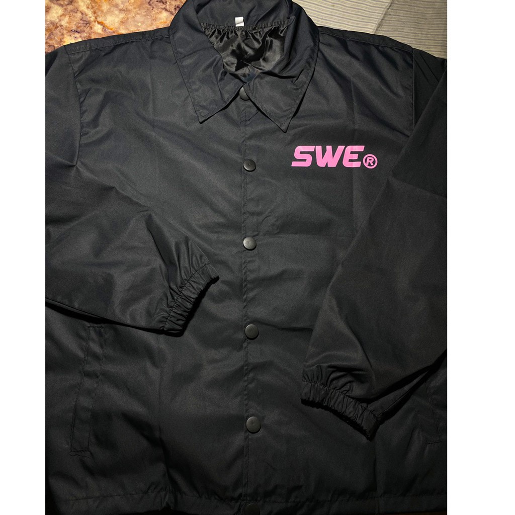 Áo Khoác Dù Nam Nữ 2 LỚP SWE CAMO Unisex màu đen - Áo khoác gió nam nữ chống nước Leevin  | BigBuy360 - bigbuy360.vn