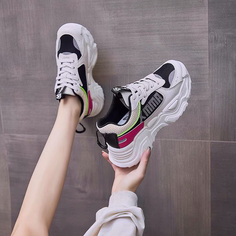 Giày thể thao nữ đế bằng sneaker ulzzang thời trang- XMA65